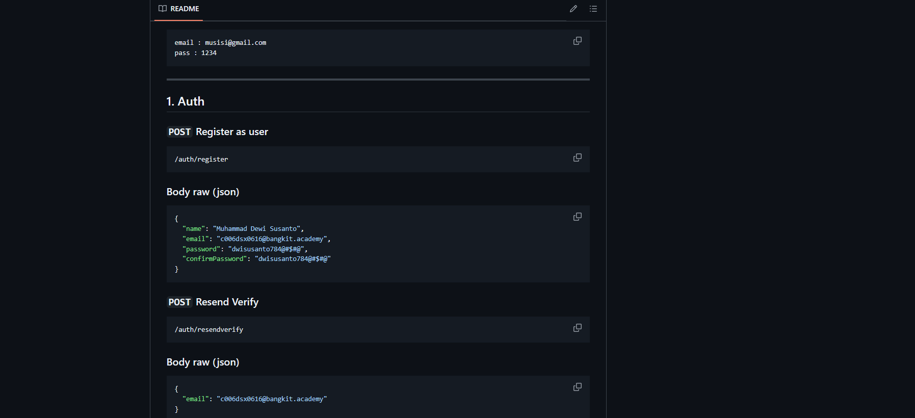 Elise Project API